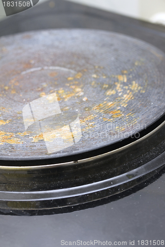 Image of old stove plate