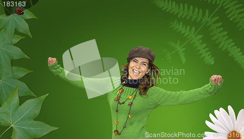 Image of Spring woman