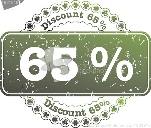 Image of Stamp Discount sixty five percent