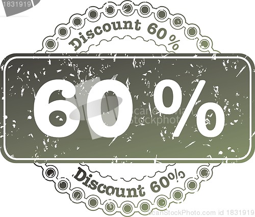 Image of Stamp Discount sixty percent