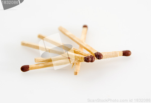 Image of   	 Matches on white