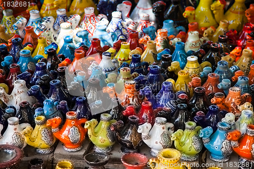 Image of Tunisian candle holder, camel shape at the Market