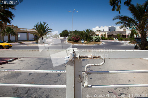 Image of Gate detail in Djerba Tunisia