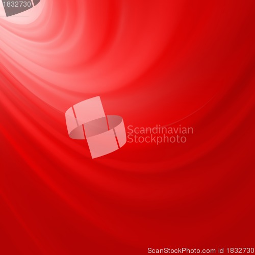 Image of Red smooth twist light lines background. EPS 8