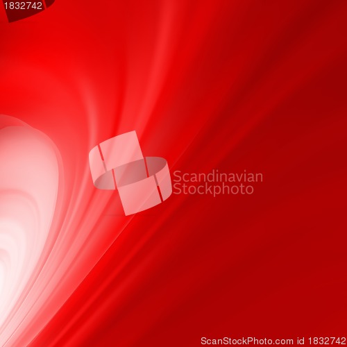 Image of Red smooth twist light lines background. EPS 8