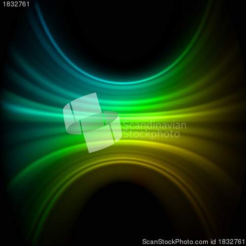 Image of Smooth technology light lines background. EPS 8