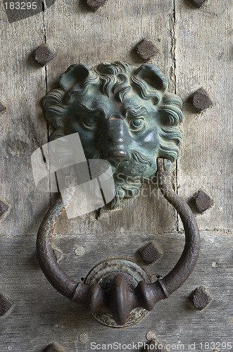 Image of Lion Head Door Knocker