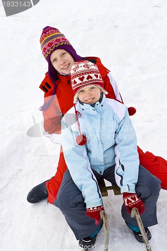 Image of On the snow