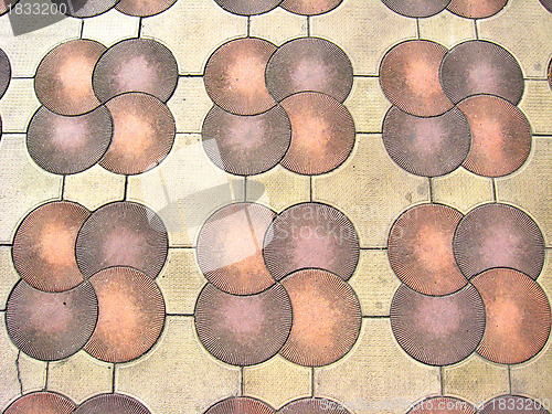 Image of Tile on sidewalk