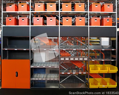 Image of Warehouse shelves