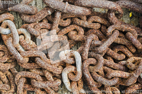 Image of Old Rusty Chains