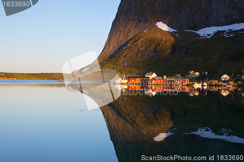 Image of Fjord reflection