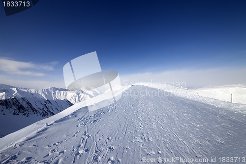 Image of Ski resort in nice day