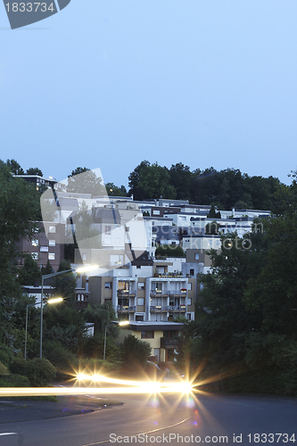 Image of evening light traffic