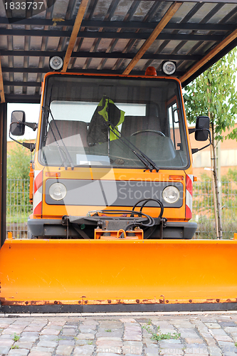 Image of snow removal car