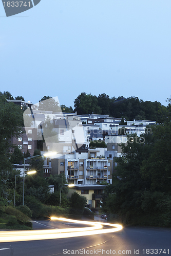 Image of evening light traffic