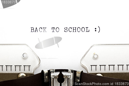 Image of Typewriter Back To School