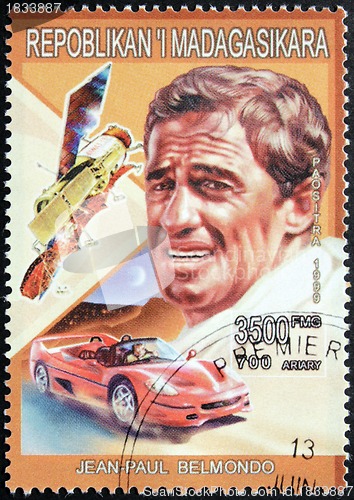 Image of Jean-Paul Belmondo Stamp