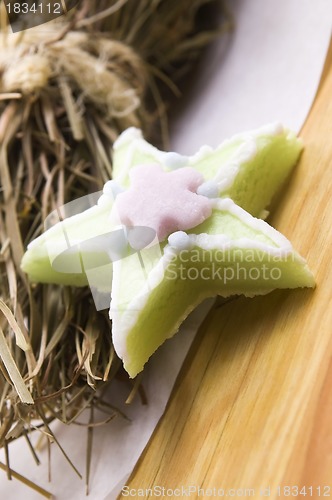 Image of Homemade christmas frosting decoration