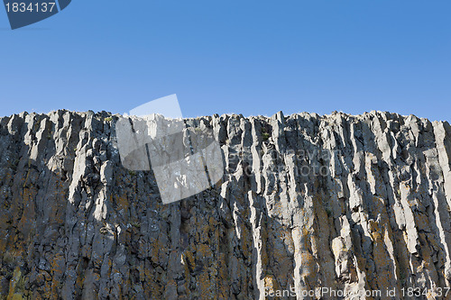 Image of Worms view of a cliff