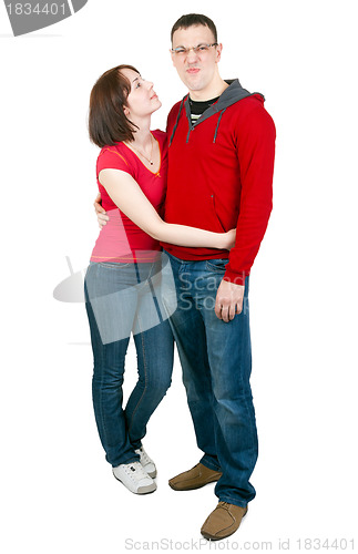 Image of Beautiful couple in the studio