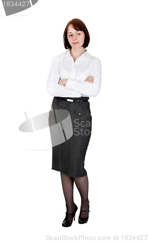 Image of Portrait of business lady in the studio