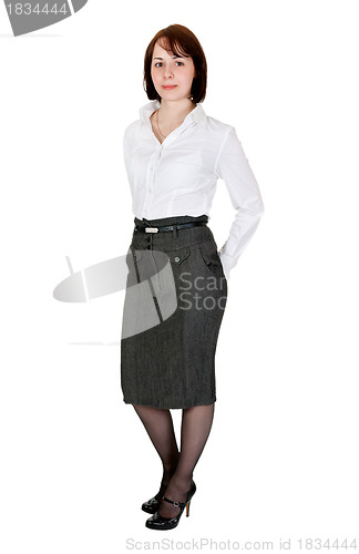 Image of Portrait of business lady in the studio
