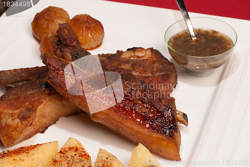 Image of Grilled pork ribs