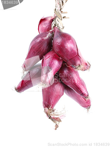 Image of Bunch of red onions