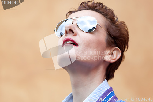 Image of Mature modern woman headshot