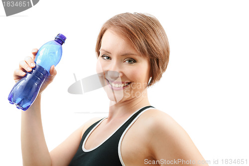 Image of Happy sportive woman