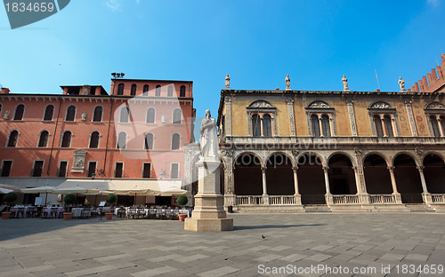 Image of Statue of Dante in Verona