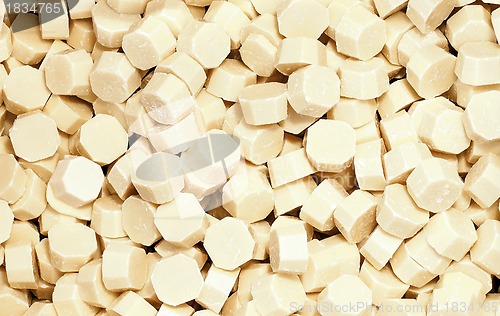 Image of White chocolate background