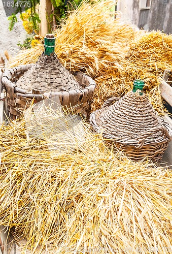 Image of Autumn harvest demijohn wicker