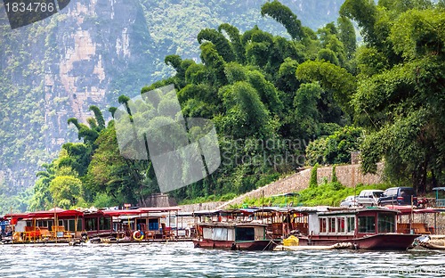 Image of Boating in Guilin river