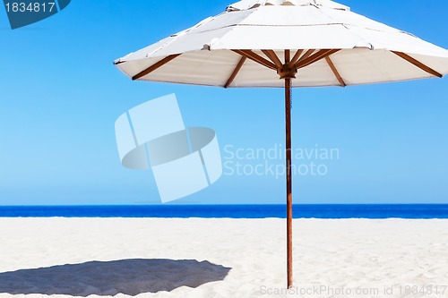 Image of umbrella on a beach