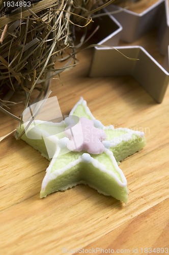 Image of Homemade christmas frosting decoration