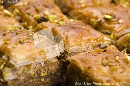 Image of Baklava - traditional middle east sweet desert