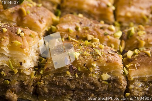 Image of Baklava - traditional middle east sweet desert