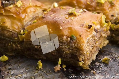 Image of Baklava - traditional middle east sweet desert