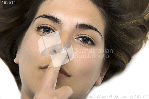 Image of touching the nose