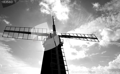 Image of Windmill silhouette