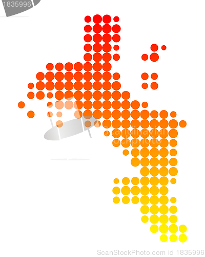 Image of Map of Mahe