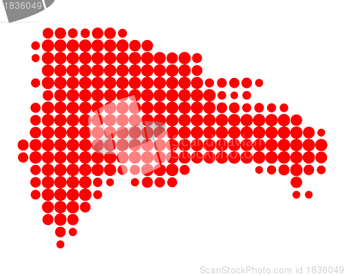 Image of Map of Dominican Republic