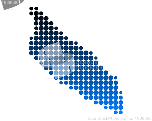 Image of Map of Aruba