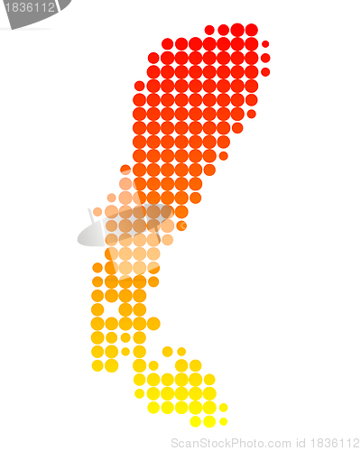 Image of Map of Lake Neusiedl