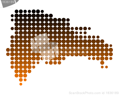 Image of Map of Dominican Republic