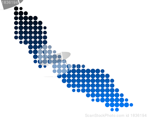 Image of Map of Curacao