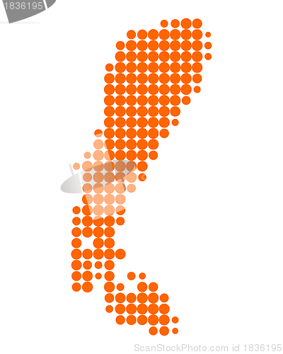 Image of Map of Lake Neusiedl