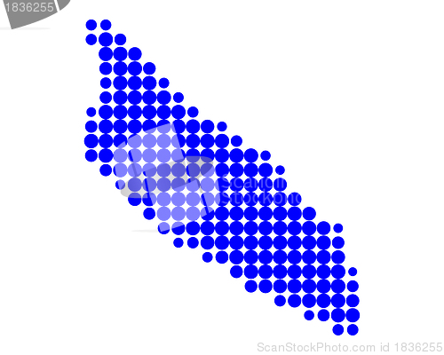 Image of Map of Aruba